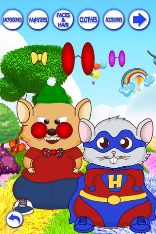 Hamster Dress Up Virtual Fashion Makeover Zoo Pets screenshot 4