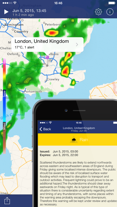 NOAA Radar Pro – Storm Alerts, Hurricane Tracker, Weather Radar and Forecast Screenshot 1