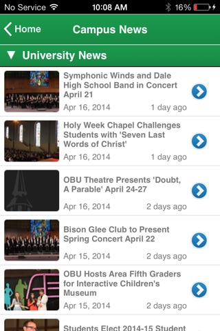 Oklahoma Baptist University screenshot 2