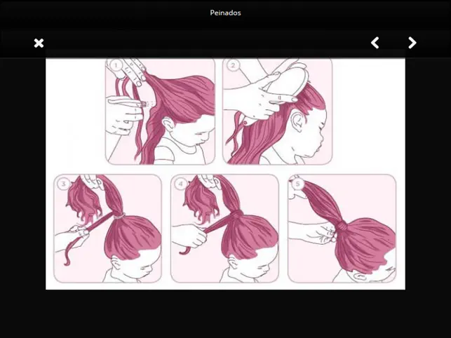 Billede 4 Peinados Fáciles y Sencillos: Tutorial con audio y video sobre peinados paso a paso iphone