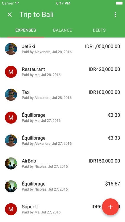 SplitMe - Friends expenses