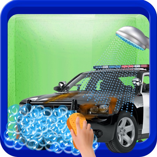 Police Car Wash Gas Station - Little Kids Fun Game icon
