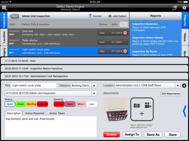 HFBS Defects Management Module(圖3)-速報App