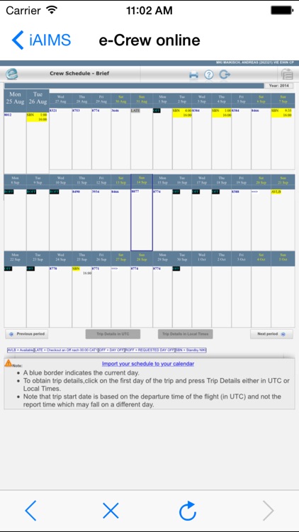 iAIMS Crew Roster Viewer screenshot-4
