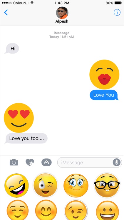 Stickers & Emojis Stock for iMessage