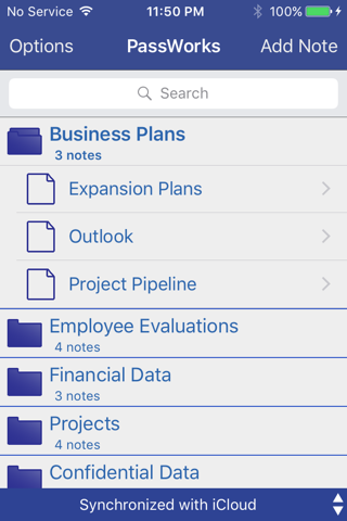 PassWorks Notes for iPhone screenshot 4