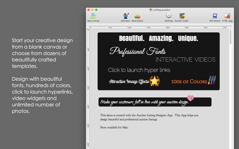 Auction Listing Designer - Pro Edition thumbnail 2