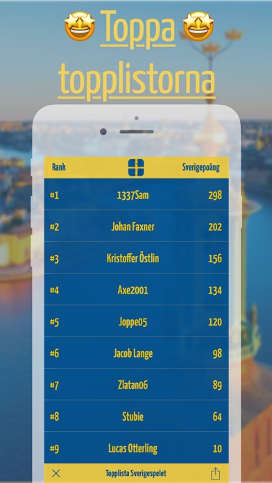 Sverigespelet screenshot 4