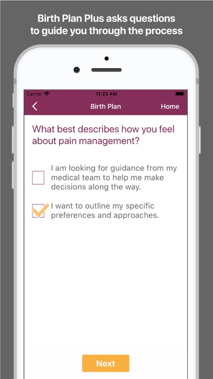 birth plan plus by blank space birth plan app