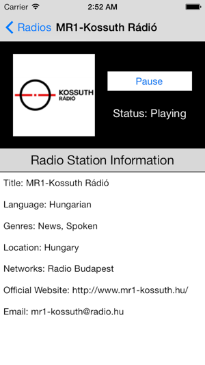 Hungary Radio Live Player (Magyarország rádió)(圖5)-速報App