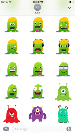 Monster Cute Stickers(圖3)-速報App