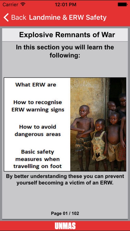 UNMAS Landmine & ERW Safety