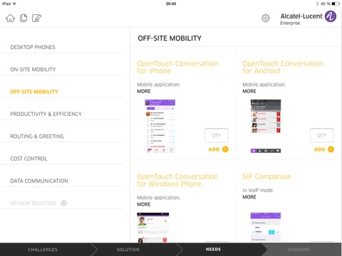Alcatel-Lucent Enterprise SMB Sales Assistant screenshot 3