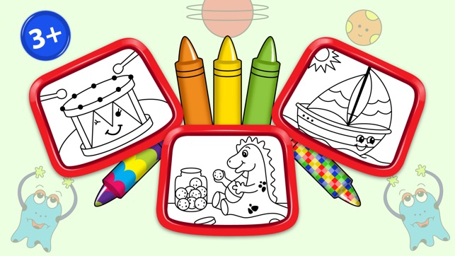 Kids Coloring Book and Patterns(圖1)-速報App