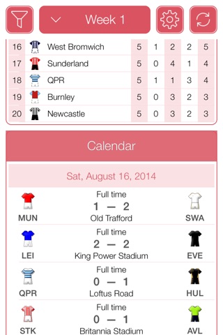 English Football 2012-2013 - Mobile Match Centre screenshot 2