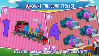 How to cancel & delete Trucks World Count and Touch- Toddler Counting 123 for Kids from iphone & ipad 3