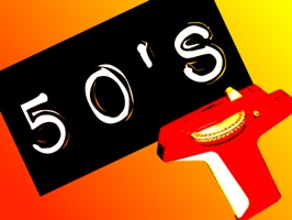 50's Slang Animated Retro Labels