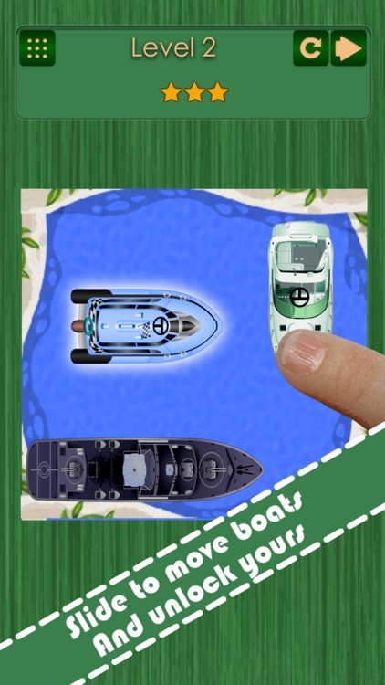 Unblock Escape & Park my Blue blocked Parking Boat