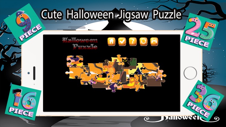 Cute Halloween Jigsaw Puzzle screenshot-3