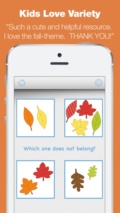 Kindergarten Learning Games - Fall Review App screenshot-4