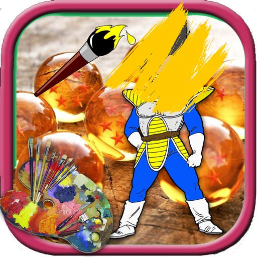 Colors For Kids Game Dragon Ball Z Version iOS App