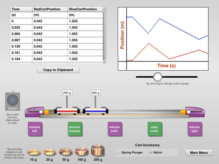 KET Virtual Physics Labs - Momentum