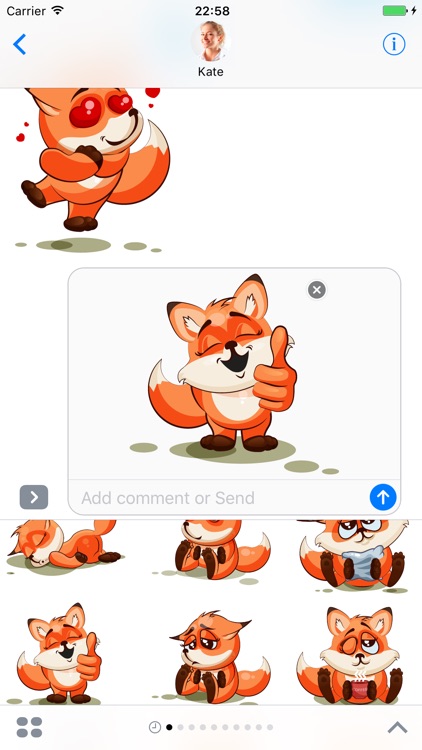 Fox - Stickers for iMessage