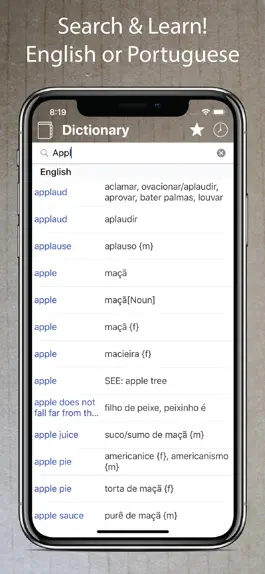 Game screenshot Portuguese English Dictionary. mod apk