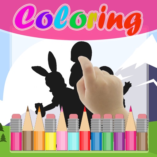 Game Paint Cartoon Coloring Kids for Bob's Burgers iOS App