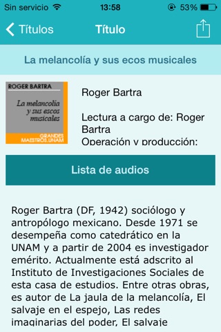 Descarga Cultura.UNAM screenshot 4