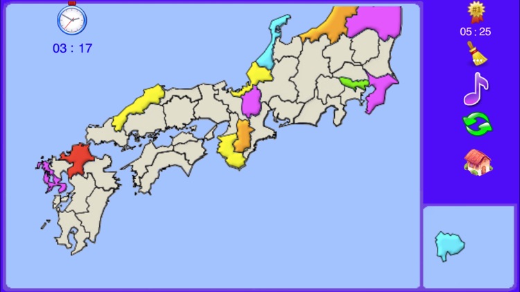 A Puzzle Map Of Japan