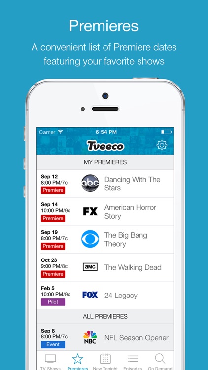 Tveeco - TV Listings Simplified