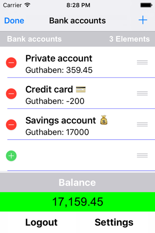Bank Accounts Balance screenshot 4
