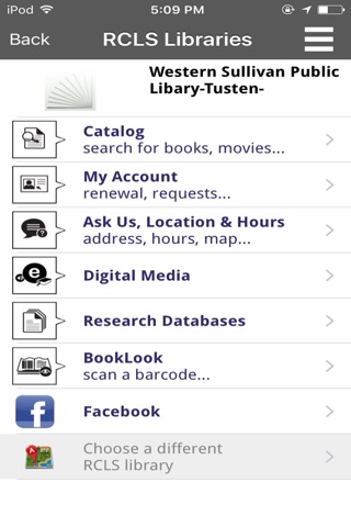Ramapo Catskill Library System Mobile screenshot 2