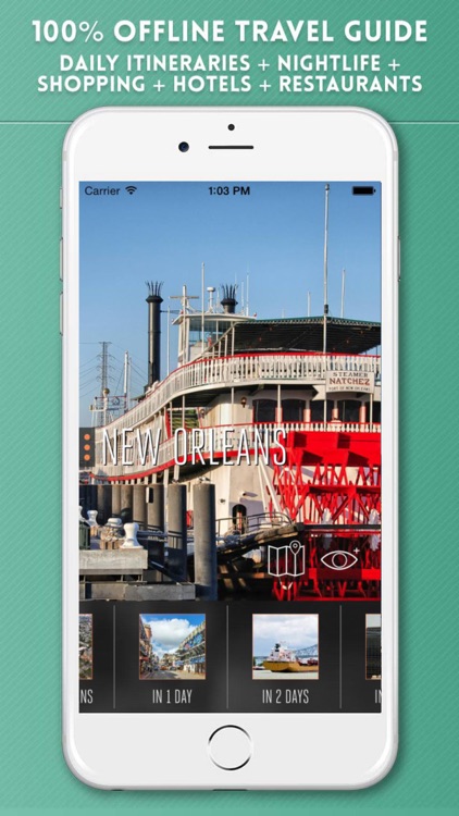 New Orleans Travel Guide & Offline City Street Map screenshot-0
