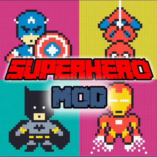 SUPERHERO MOD - Heroes Mods for Minecraft Game PC icon