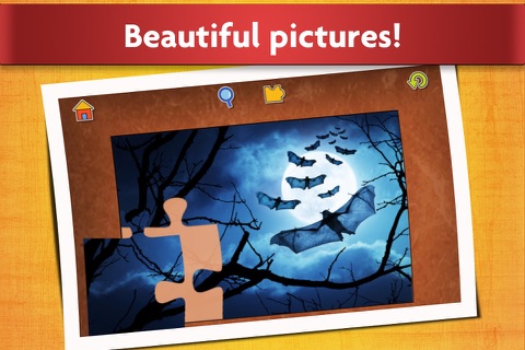 Halloween Puzzles - Relaxing photo picture jigsaw puzzles for kids and adults screenshot 4