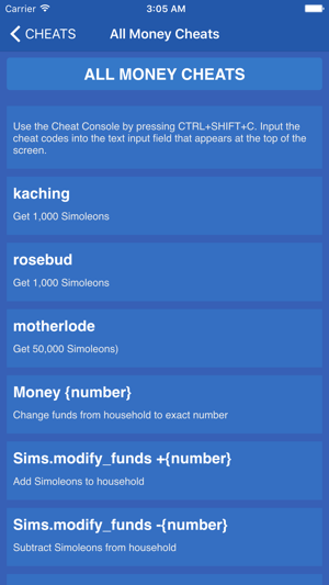 The Sims 4 Money Cheats