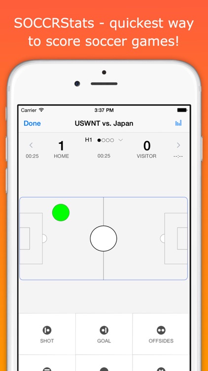 SOCCRStats - soccer live scoring & team stats