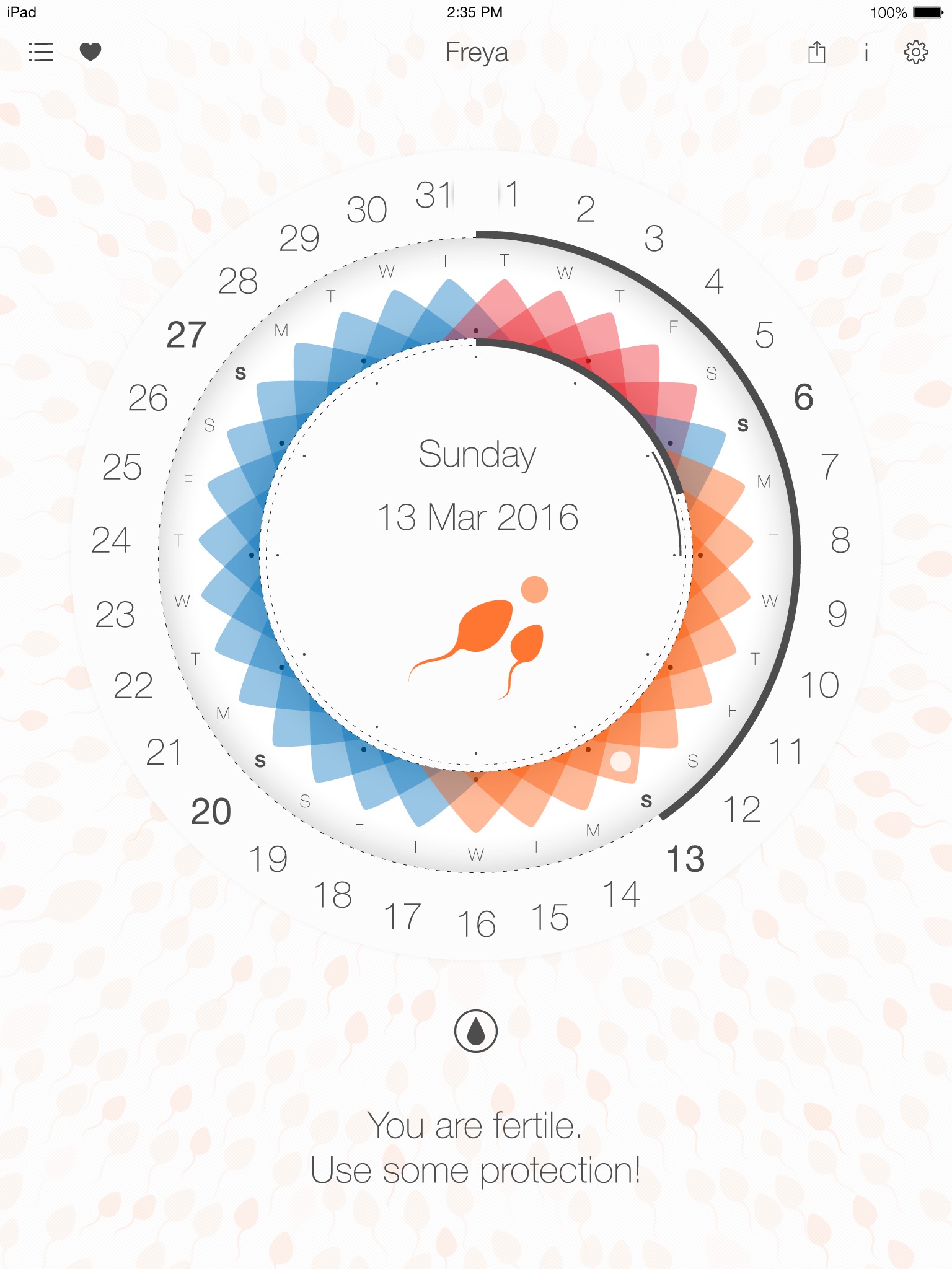 Period tracker • Freya screenshot 2