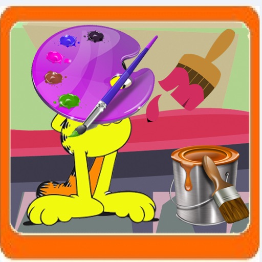 Coloring For Kids Game Garfield Version icon