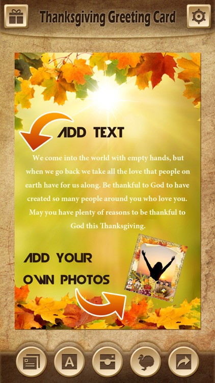 Holiday Greeting Cards FREE - Mail Thank You eCards & Send Wishes for American Thanksgiving Day screenshot-3