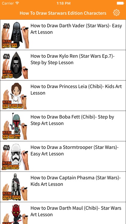 How To Draw - Learn to draw pictures for star wars edition and practice drawing in app