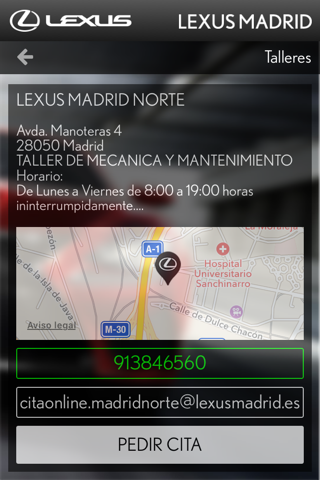 LexusApp Madrid screenshot 2