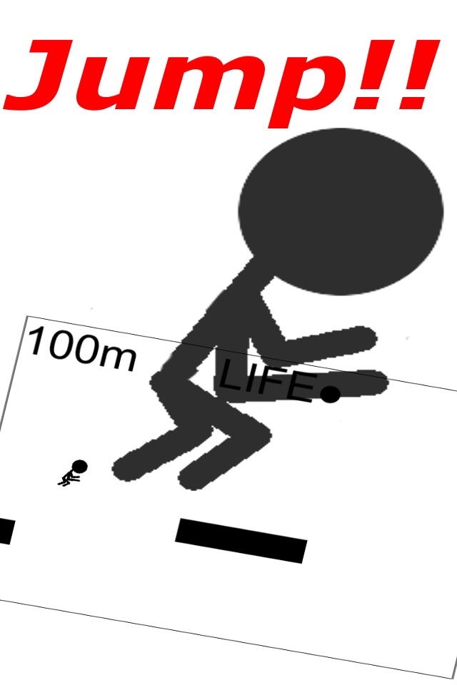 Jump!!~Free 2D stick figure scroll action game~ screenshot 2