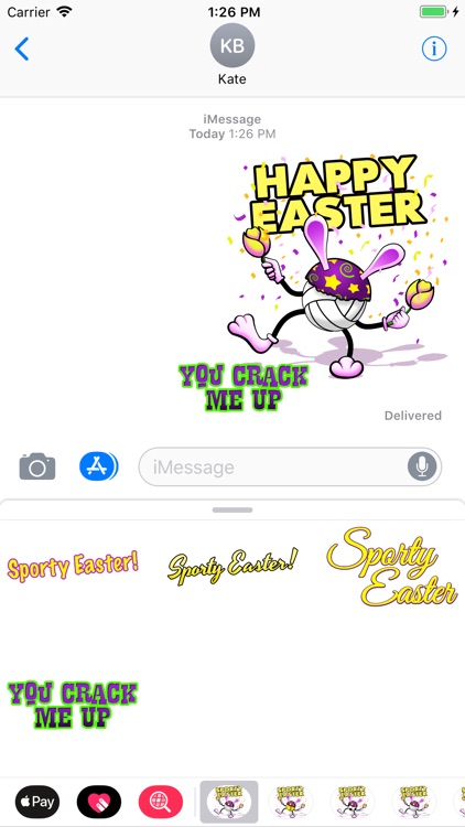 Easter Volleyball Stickers screenshot-3