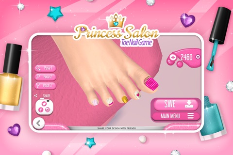 Toe Nail Game: Princess Salon for Fashion Pedicure screenshot 4