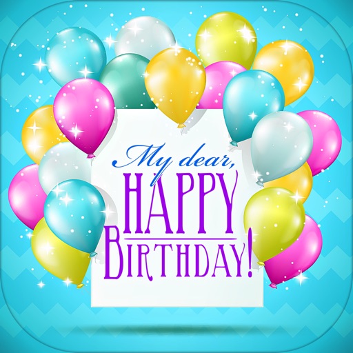 Happy Birthday Cards & Party Invitation Maker icon