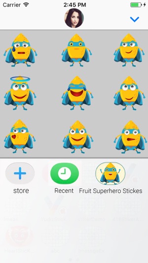 Fruit Superhero : 3D Stickers(圖4)-速報App