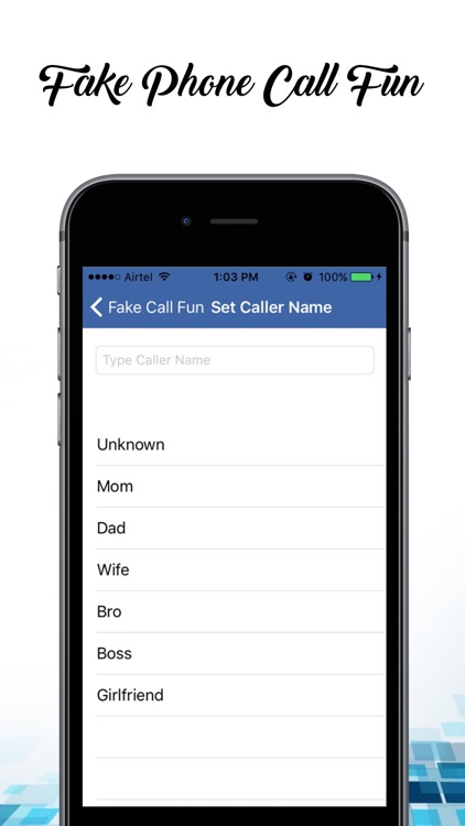 Fake Phone Call Fun